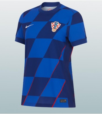 Lacne Ženy Futbalové dres Chorvátsko ME 2024 Krátky Rukáv - Preč